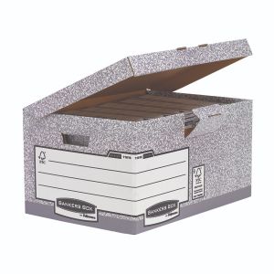 Fellowes Flip Top Container Bx Pk10