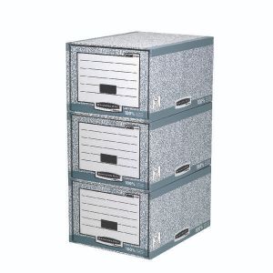 Bankers Box Drawers Grey Wht Pk5