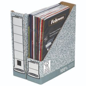 Fellowes Mag File Grey/White Pk10