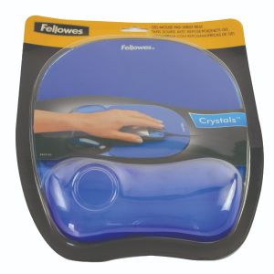 Fellowes Crystal Blue Gel Mouse Pad