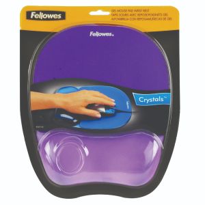 Fellowes Mem Gel Mouse Pad Purp