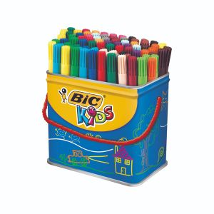 Bic Visa Col Felt Tip Pens Fine Pk84