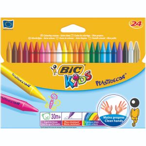 Bic Plastidecor Crayons Pk24 829772