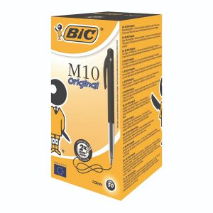 Bic Retractable Ball Pen Black Pk50