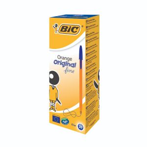 Bic Orange Fine Bpoint Pen Blue Pk20