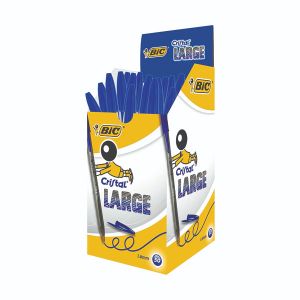 Bic Cristal Large 1.6mm Blue Pk50