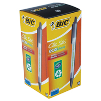 Bic Ecolutions Clic Stick Black Pk50