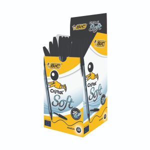 Bic Cristl S/Bal Pnt Blk 918518 Pk50