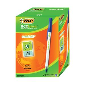 Bic Ecolutions Ballpoint Blue Pk60