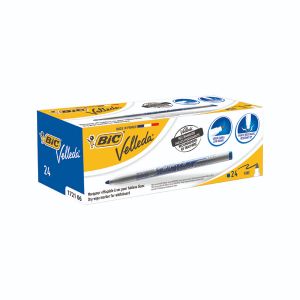 Bic Velleda Marker 1721 Blue Pk24