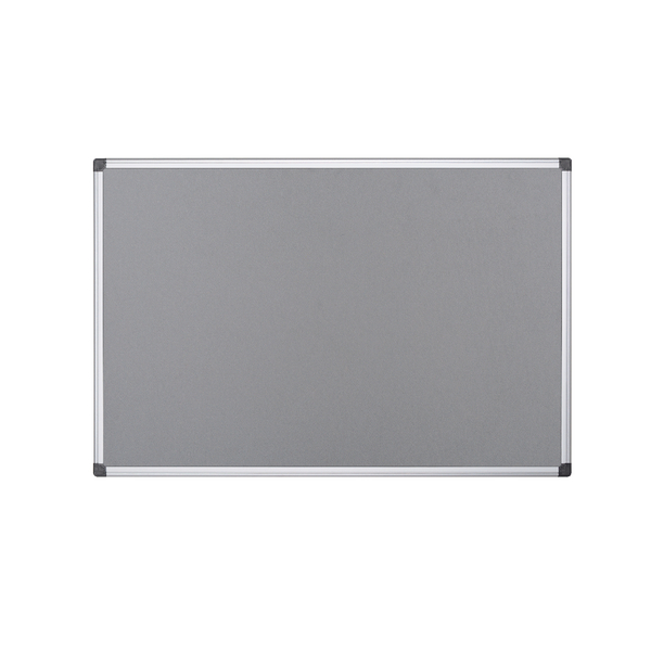 Grey Felt Nboard 60x90cm Alu Frame