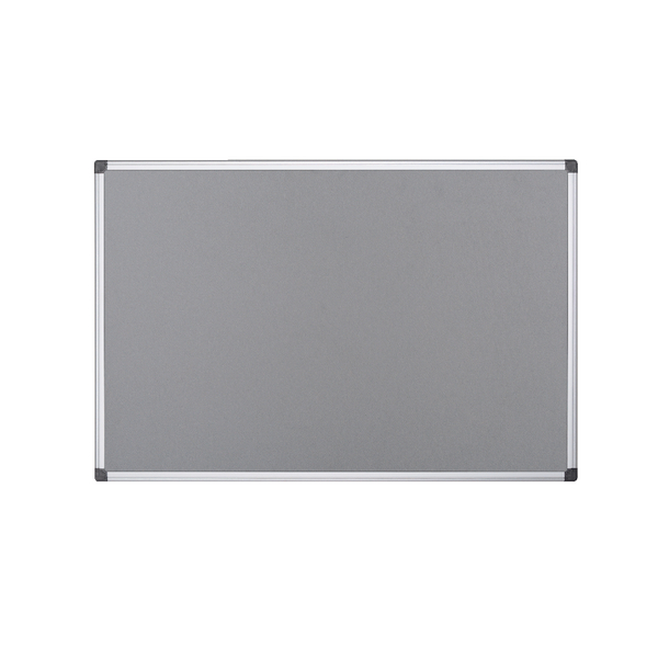 Grey Felt Nboard 120x90cm Alu Frame