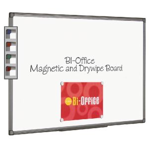 Bi-Office Mag Whtbrd 600x900mm Alum
