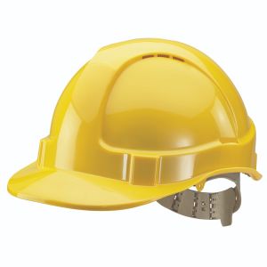 Comfort Vented Safety Helmet Yellow