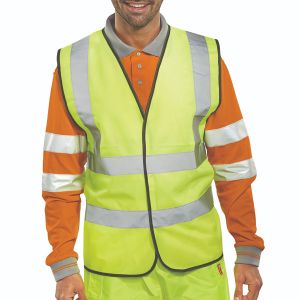 Hi Vis Waistcoat App G SYellow L