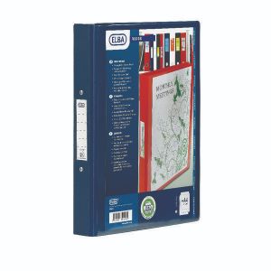 Elba Vision 4-Ring Binder PP A4 Blu Elba Vision 4-Ring Binder PP A4 Blu