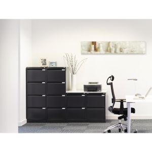 Bisley 2 Drw Filing Cab Black