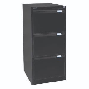 Bisley 3 Drw Filing Cab Black