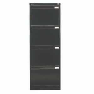 Bisley 4 Drw Filing Cab Black