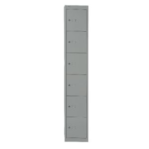 Bisley 6 Door Locker Goose Grey