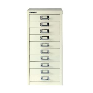 Bisley 10 Mdr Cabinet Chalk White