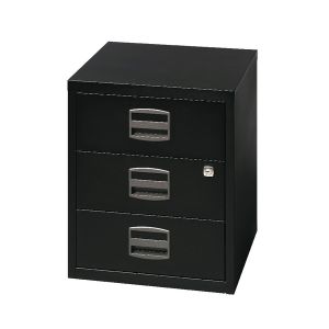 Bisley 3 Drw Home Filing Black