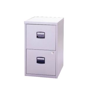 Bisley 2 Drw Home Filing Goose Grey