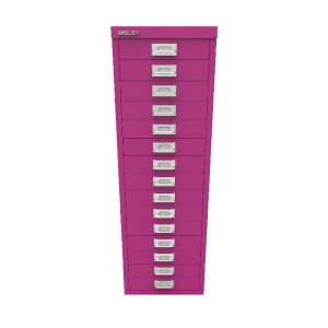 Bisley 15 Mdr Cabinet Fuchsia