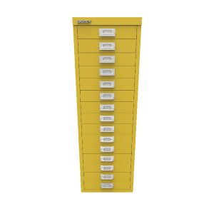 Bisley 15 Mdr Cabinet Canary Yellow
