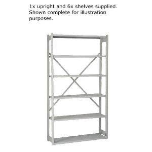 Bisley Shelving Extension Kit Grey