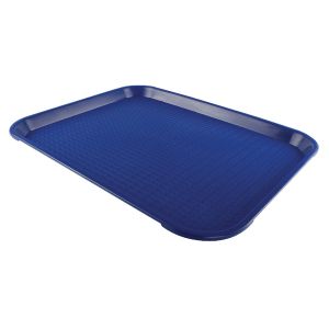 Tea Tray Plain 445x330mm Blue
