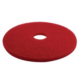 3M Buffing Floor Pads 17in Red Pk5
