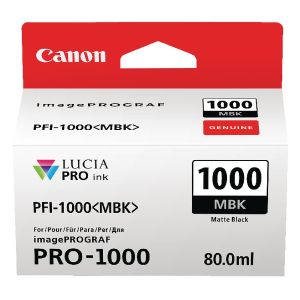 Canon PFI-1000MBK Ink Cart MtteBlk