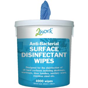 2Work Disinfectant Wipe Bucket