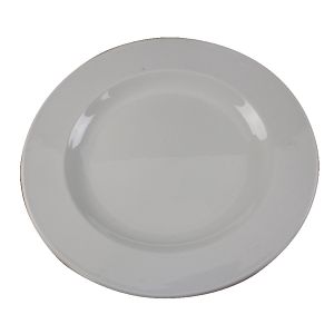 Porcelain Plate 250mm Wht Pk6 304111