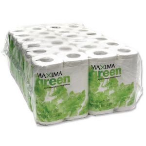 Maxima Grn 200Sht Toilet Rol Wht P48