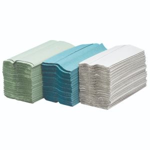 Maxima Green 2Ply H/Towels White P15