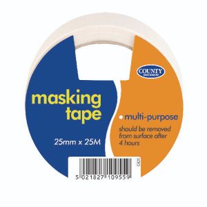 Masking Tape 25mmx25m Pk12