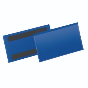 Magn Doc Pocket 150x67mm Blue Pk50