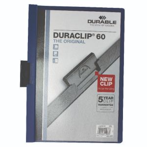 Durable 6mm DURACLIP File A4 Blu P25