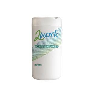 2Work Whiteboard Wipes Tub Pk100