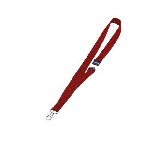 Durable Textile Lanyard Red Pk10