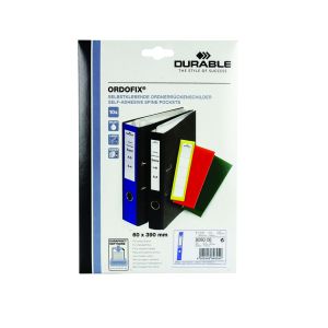 Durable Ordofix Spine Label Blu Pk10