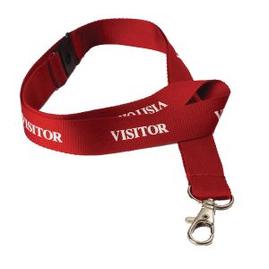 Durable Lanyard Printed Visitor Pk10