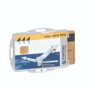 Durable Dual Sec Card Holder Pk50