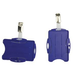 Durable Duo Sec Pass Holder Blu Pk25