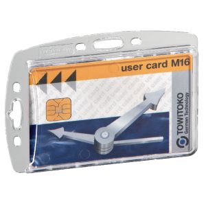 Durable Enc Proximity Card Hldr Pk50