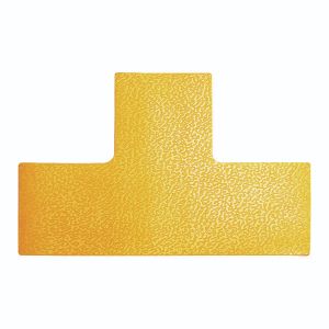 Hdut Adh Floor Mkg T Shape Ylw Pk10 Hdut Adh Floor Mkg T Shape Ylw Pk10