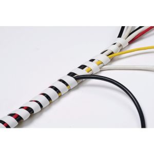 D-Line White Cable Tidy Wrap 2.5m