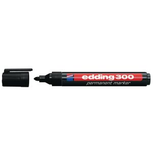 Edding Marker Bullet Black 300 Pk10